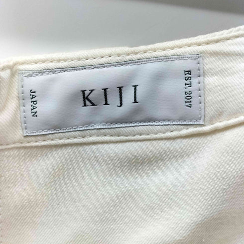 キジ KIJI コインポケット 1タック コットン テンセル ツイル ストレート パンツ 裾ダブル メンズ JPN:3