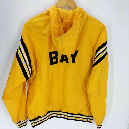 SOMMERFIELD 90S ボーダー リブ 切り替え BAY 背面 刺繍 ナンバリング 56 アノラック パーカー メンズ import:L