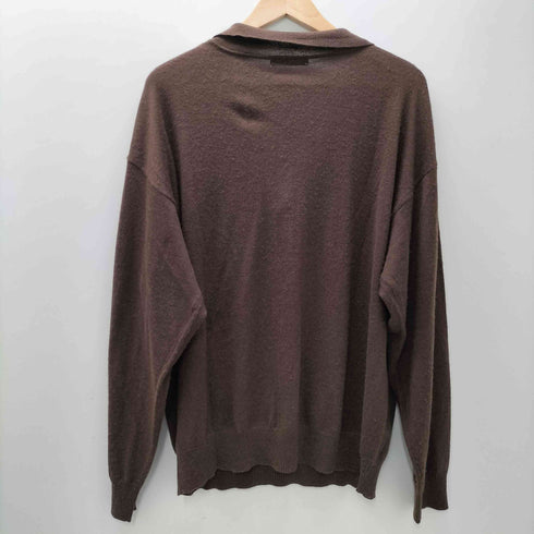 ファーストハンド Firsthand ウール アクリル スキッパー ニット ポロ シャツ メンズ JPN:L