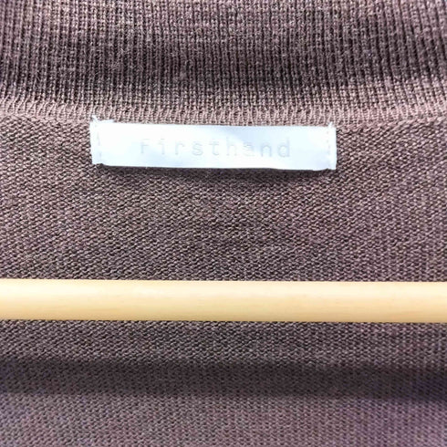 ファーストハンド Firsthand ウール アクリル スキッパー ニット ポロ シャツ メンズ JPN:L