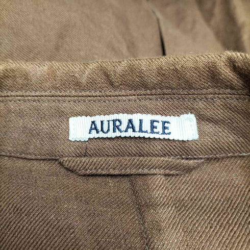 オーラリー AURALEE 18SS LINEN GABARDINE JACKET リネン ギャバジン テーラード ジャケット メンズ JPN:3
