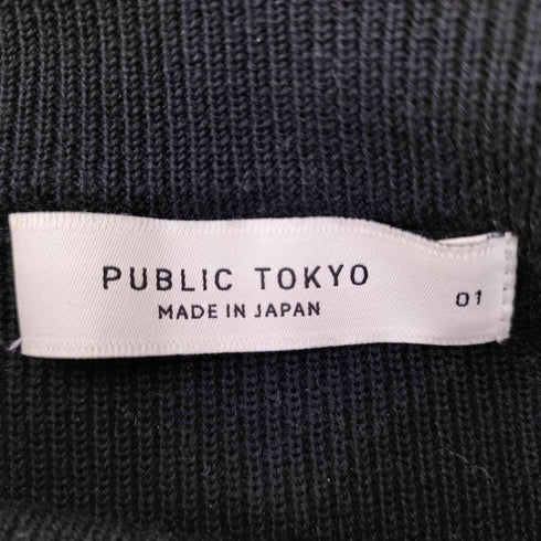 パブリックトウキョウ PUBLIC TOKYO ハイツイスト リリークルー セーター レディース FREE