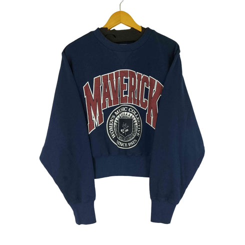 マウジー moussy 両面プリント クルーネックスウェット レディース FREE