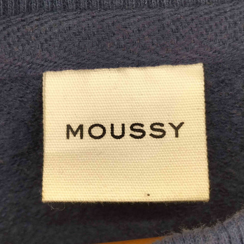 マウジー moussy 両面プリント クルーネックスウェット レディース FREE