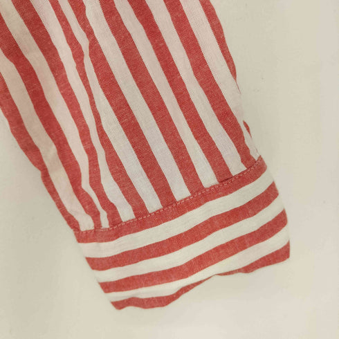 ザラ ZARA ストライプ柄 サイドリボン L/S シャツ レディース XS