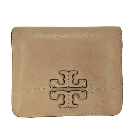 トリーバーチ TORY BURCH MCGRAW MINI FOLDABLE WALLET カーフ型押し 二つ折り財布 レディース