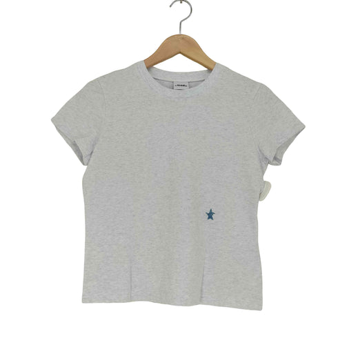 WEB HOUSE 星ロゴ刺繍 Tシャツ レディース