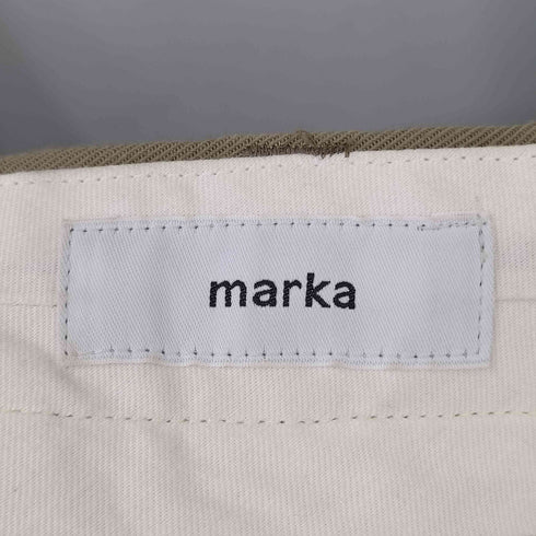 マーカ marka ORGANIC COTTON GABARDINE U.S.ARMY CHINO TROUSERS メンズ JPN:2