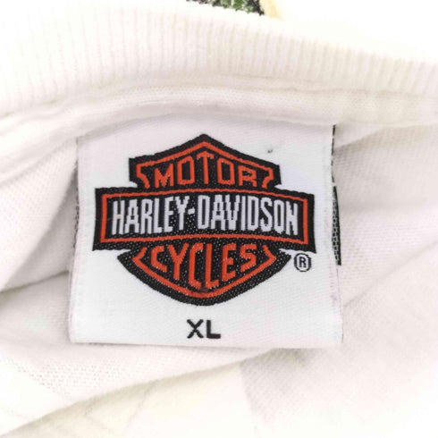 ハーレーダビッドソン HARLEY-DAVIDSON 00S HOLOUBEK 両面プリント S/S Tシャツ メンズ import:XL
