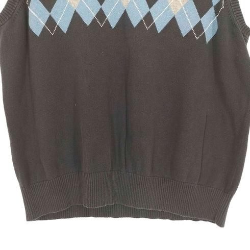 ドッカーズ DOCKERS アーガイル柄 コットン ニット ベスト メンズ import:L