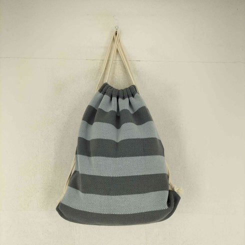 イストクンスト ISTKUNST ボーダー ロゴ ニットナップザック メンズ