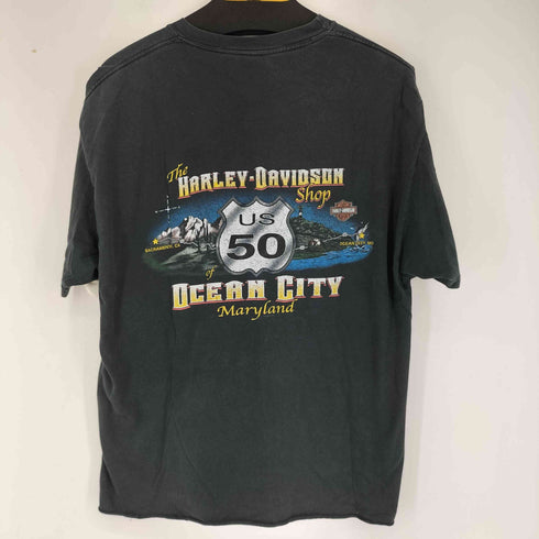 ハーレーダビッドソン HARLEY-DAVIDSON HANESボディ 両面プリント S/S Tシャツ メンズ
