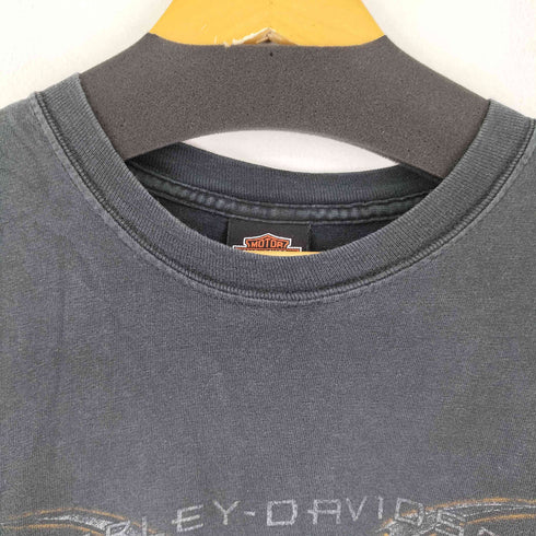 ハーレーダビッドソン HARLEY-DAVIDSON HANESボディ 両面プリント S/S Tシャツ メンズ