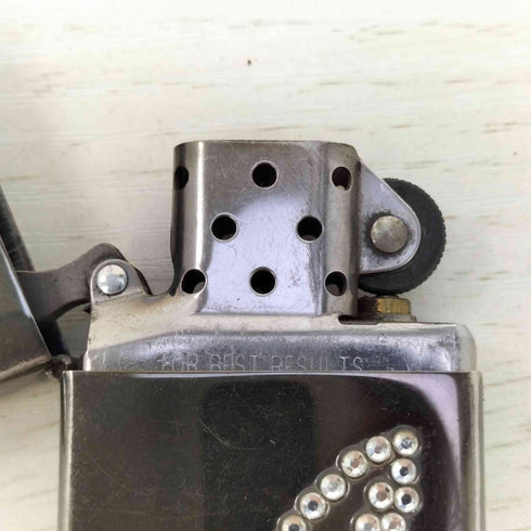 ジッポ ZIPPO USA製 ラインストーン zippo メンズ