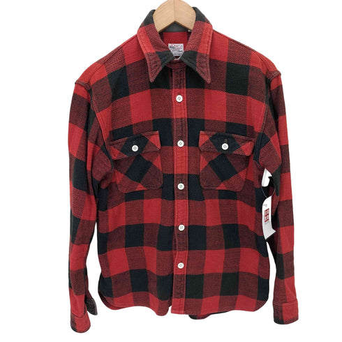 ザフラットヘッド the flat head チェック 長袖フランネルシャツ メンズ UK:38