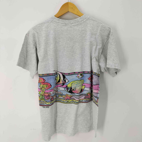 アンビル Anvil 90S USA製 両面プリント クルーネックTシャツ メンズ import:L