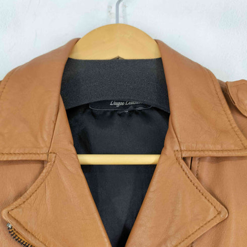 リューグーレザーズ Liugoo Leathers 本革 ダブルライダースジャケット レディース 2