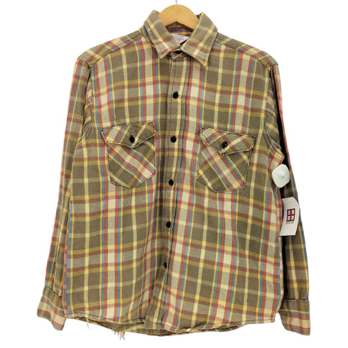 フロストプルーフ FROSTPROOF 70s USA製 チェック ヘビー ネルシャツ メンズ import:M