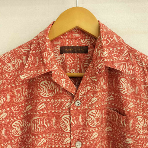 トリリチャード TORI RICHARD USA製 総柄 S/S アロハシャツ メンズ import:S