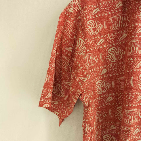 トリリチャード TORI RICHARD USA製 総柄 S/S アロハシャツ メンズ import:S
