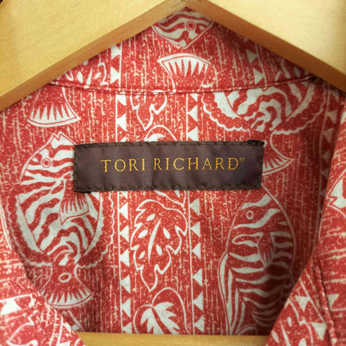 トリリチャード TORI RICHARD USA製 総柄 S/S アロハシャツ メンズ import:S