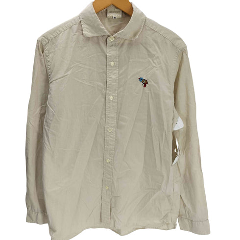 ビリオネアボーイズクラブ Billionaire Boys Club キャラクター 刺繍 ワイドカラー コットン L/S シャツ メンズ import:M