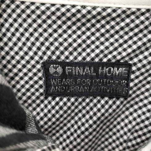 FINAL HOMME 切替 丸襟 総柄シャツ archive メンズ JPN:M