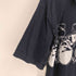 MANICDEE 木ボタン フロントプリント S/S コットンシャツ メンズ