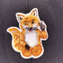 メゾンキツネ MAISON KITSUNE ALL RIGHT FOX 6P CAP メンズ