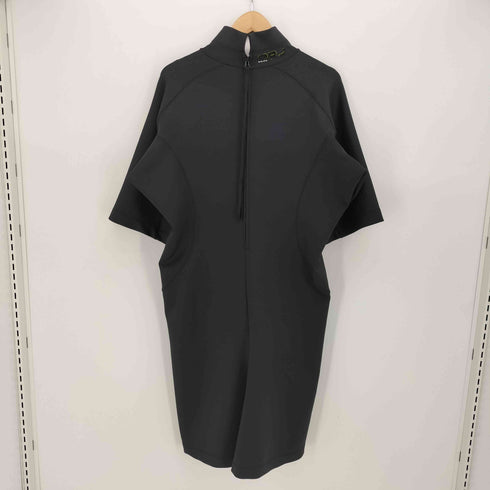 ハートイッセイミヤケ Haat ISSEY MIYAKE ORJ スタンドカラー ハーフジップ ボンディングワンピース レディース JPN:2