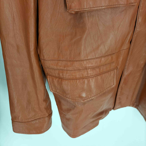 ソフネット SOPHNET. 12AW WASHED LEATHER FIELD BLOUSON ウォッシュド レザー フィールド ブルゾン M-65 型 メンズ
