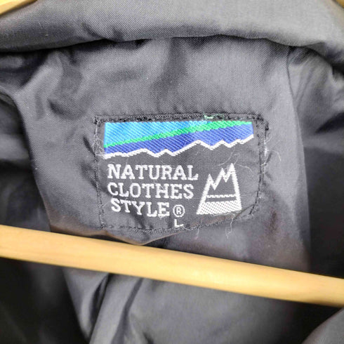 NATURAL CLOTHES STYLE フェザー 2WAY ダウンジャケット メンズ JPN:L