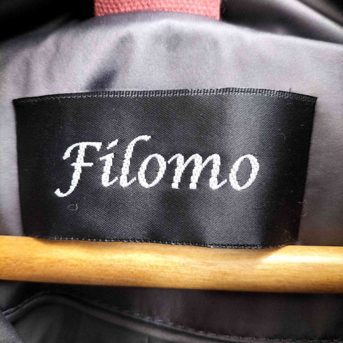 Filomo フォックスファー フーデッド ダウン ロングコート レディース import:M