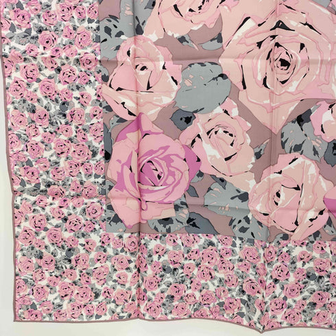ジムトンプソン JIM THOMPSON 薔薇 シルク100 スカーフ レディース