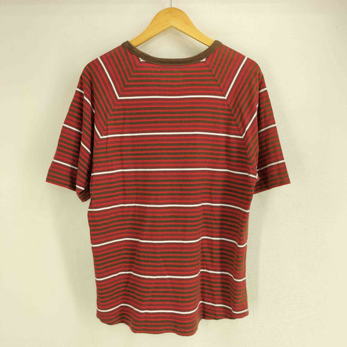 ステューシー Stussy マルチボーダー ラグランスリーブ S/S Tシャツ メンズ import:M