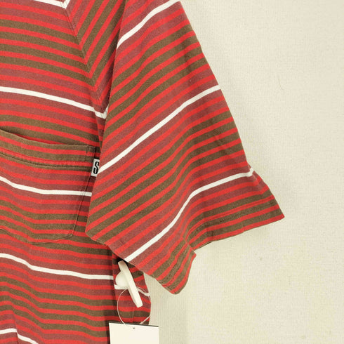ステューシー Stussy マルチボーダー ラグランスリーブ S/S Tシャツ メンズ import:M