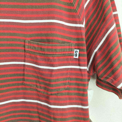 ステューシー Stussy マルチボーダー ラグランスリーブ S/S Tシャツ メンズ import:M