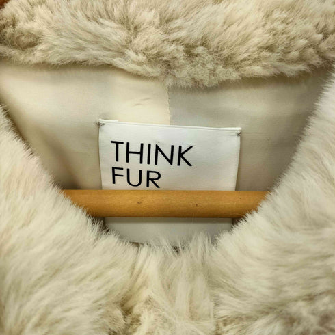 THINK FUR Rex Like Fur Cocoon Coat コート レディース JPN:S