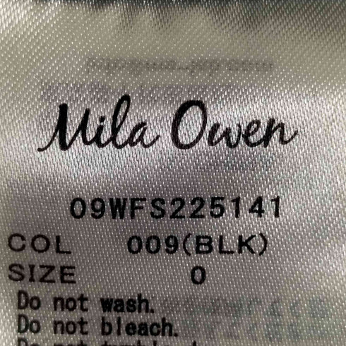 ミラオーウェン Mila Owen 22AW Wベルトデザインプリーツスカート レディース JPN:0