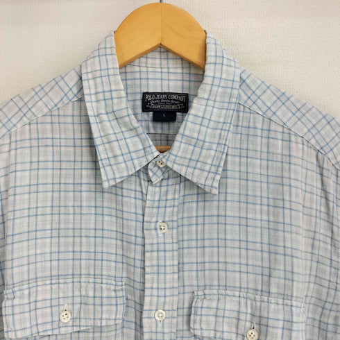 ポロジーンズカンパニーラルフローレン POLO JEANS COMPANY RALPH LAUREN チェック S/S シャツ メンズ import:L
