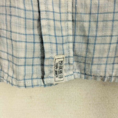 ポロジーンズカンパニーラルフローレン POLO JEANS COMPANY RALPH LAUREN チェック S/S シャツ メンズ import:L
