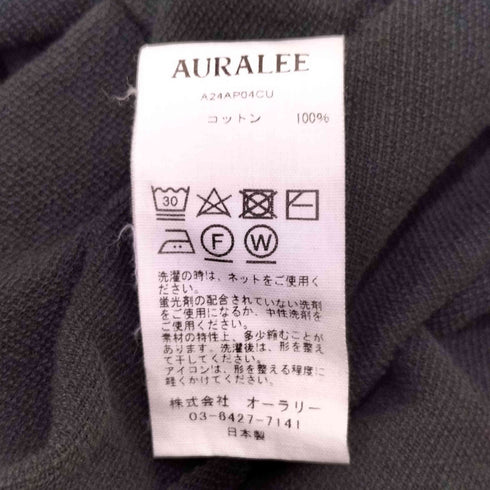 オーラリー AURALEE 24AW SUPER HIGH GAUGE SWEAT P/O レディース