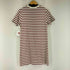 メゾンキツネ MAISON KITSUNE フロントプリント S/S ボーダーワンピース レディース JPN:S