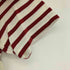 メゾンキツネ MAISON KITSUNE フロントプリント S/S ボーダーワンピース レディース JPN:S