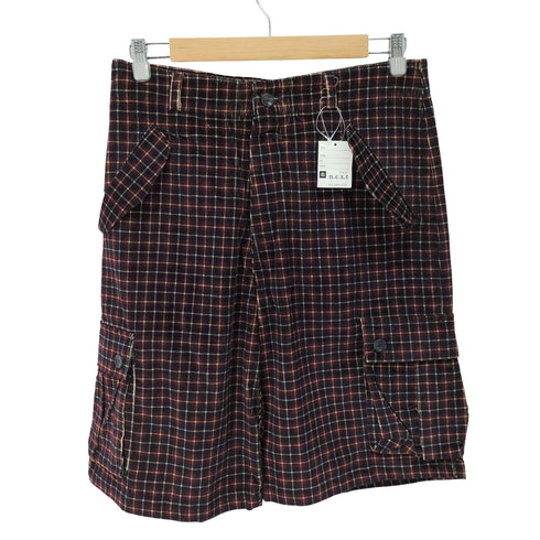 チェック コーデュロイ カーゴパンツ メンズ JPN:M