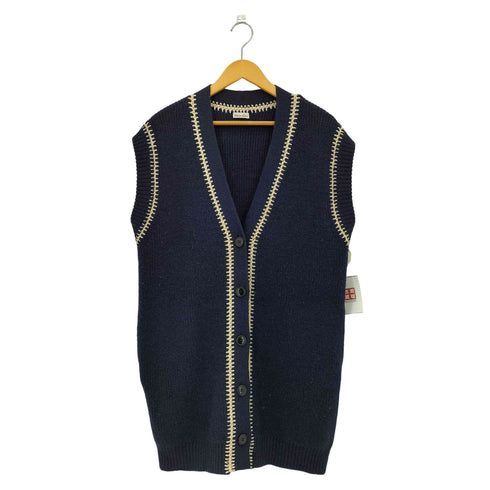 スティーブンアラン Steven Alan WOOL LONG KNIT VEST ウールロング ニットベスト レディース