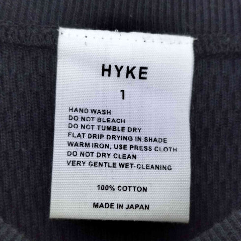 ハイク HYKE コットン サーマルカットソー レディース JPN:1