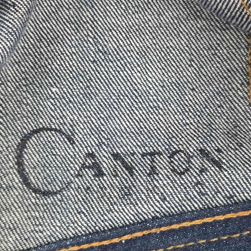 キャントン CANTON 70S scovill ジップ TALON ジップ 42 デニムショーツ レディース