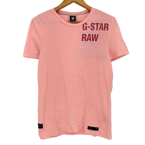 ジースターロー G-STAR RAW denim 3301 プリント Tシャツ メンズ import:XS