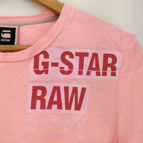 ジースターロー G-STAR RAW denim 3301 プリント Tシャツ メンズ import:XS